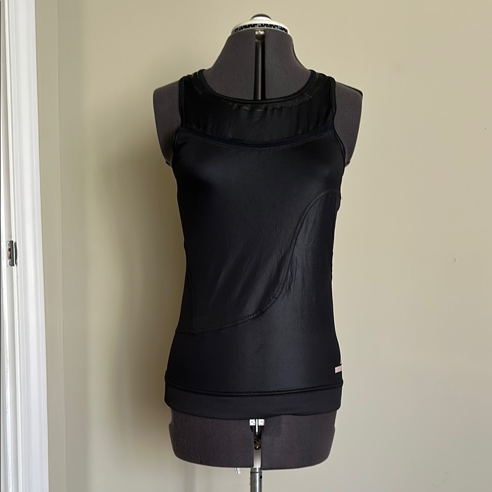 Adidas by Stella McCartney Black Fitted Tank Top